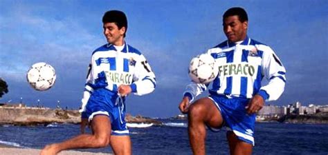 Bebeto, a Deportivo La Coruña legendás játékosa