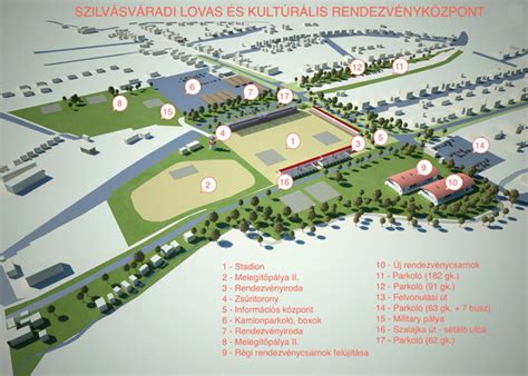 A felújított szilvásváradi lovas stadion látványterve