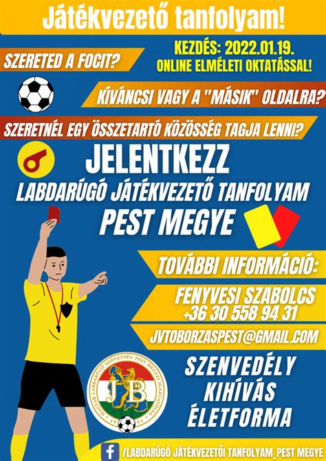 Játékvezetői tanfolyam elméleti oktatás