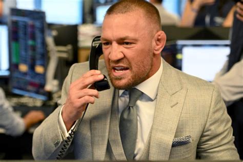 Conor McGregor a mérkőzés utáni interjún