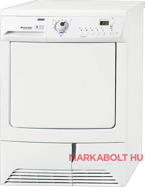Zanussi ZTE 285 szárítógép általános felépítése