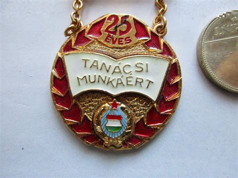 Az 1980-as 25 éves FTC Törzsgárda jelvény
