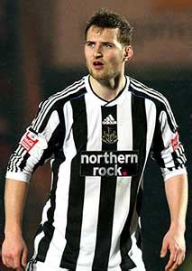 Kádár Tamás a Newcastle United mezében