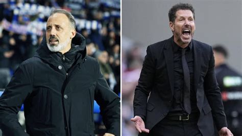 Diego Simeone és Pellegrino Matarazzo edzők