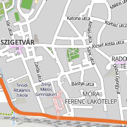 Szigetvár térkép sportlétesítményekkel