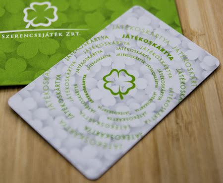 Szerencsejáték Zrt. Játékoskártya