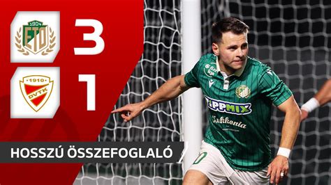 Diósgyőri VTK és Debreceni VSC játékosok akcióban