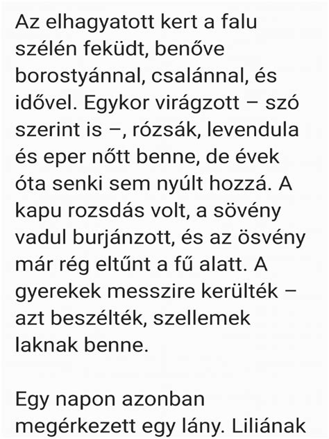 Misztikus, elhagyatott kert