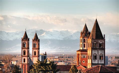 Vercelli városa a Pó-síkságon