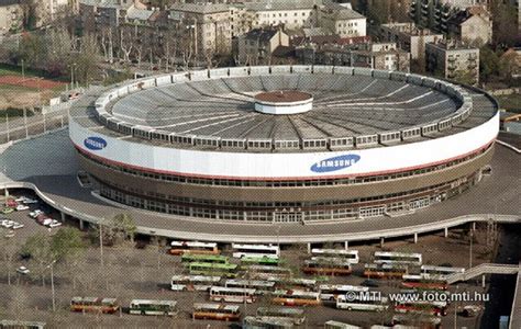 A régi Budapest Sportcsarnok látképe