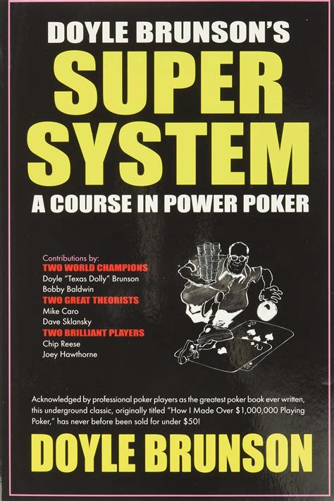Doyle Brunson Super System könyvborító