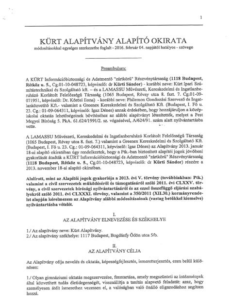 A Marcali Iparos Ifjúsági Önképzőkör alapító okirata