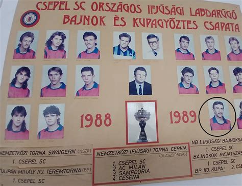 A Csepel FC ifjúsági csapata az országos bajnokság megnyerésekor