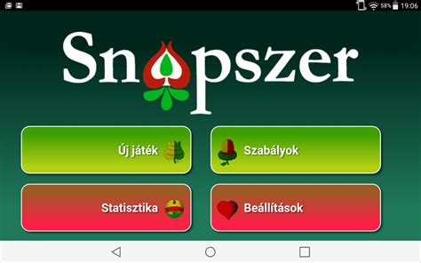 Snapszer kártyajáték az asztalon betakarva