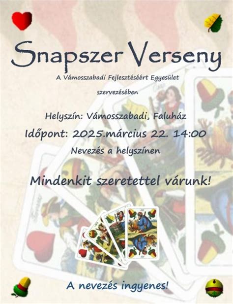 Snapszer verseny trófea