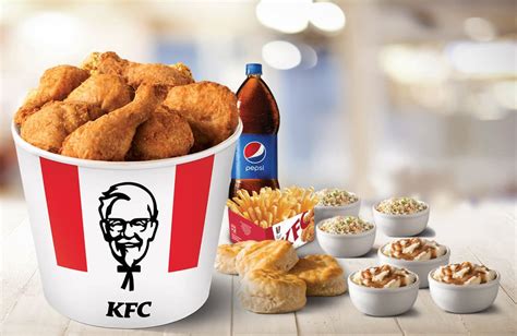 KFC mobilalkalmazás felülete