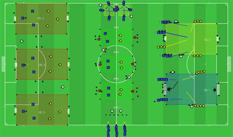 Pályarajz: Futballsprintek 1:1 ellen kiskapukkal