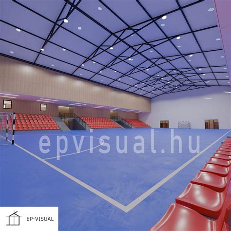 Futsal csarnok látványterv