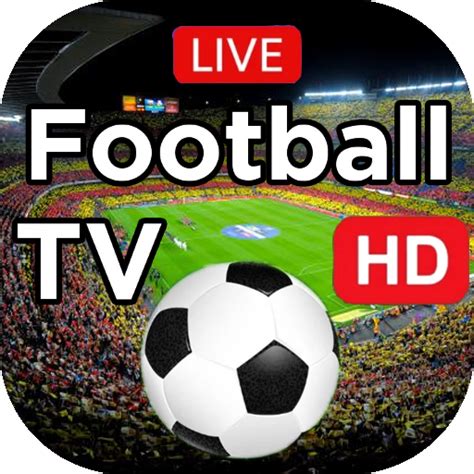 Live Football TV HD alkalmazás felülete