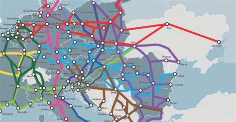 Infografika a TEN-T hálózatról és a vasútfejlesztésekről Nyugat-Magyarországon