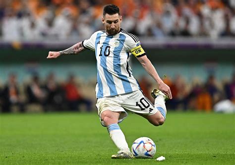 Lionel Messi a labdával