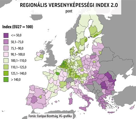 Térkép a Brexit népszavazás eredményeiről régiók szerint