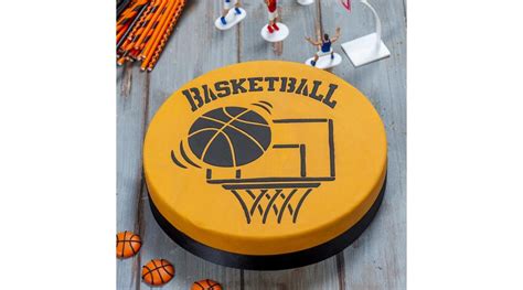 Kosárlabda alakú torta