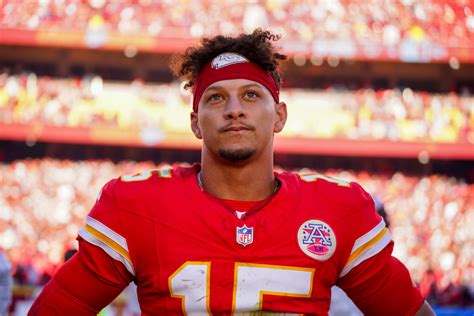 Patrick Mahomes, a Kansas City Chiefs irányítója játék közben
