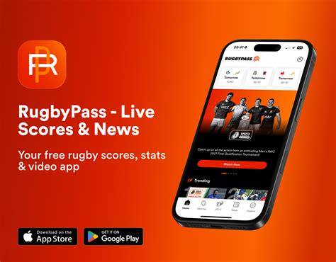RugbyPass app felület