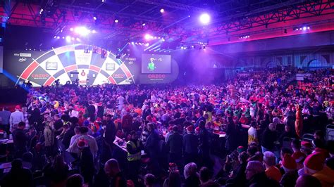 Alexandra Palace belülről, darts világbajnokság ideje alatt