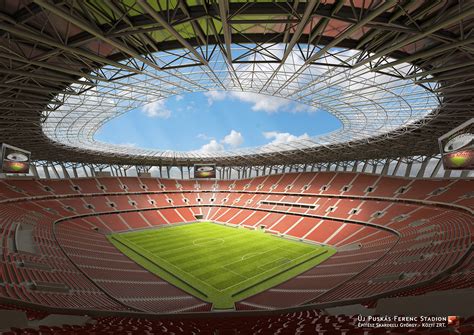 Puskás Ferenc Stadion látványterve kívülről