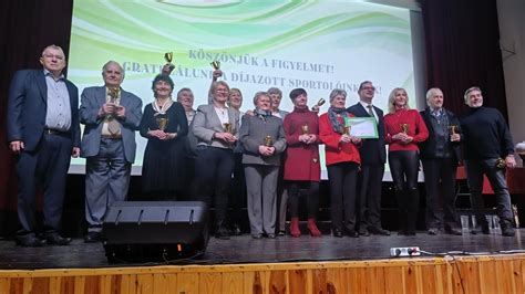Kecskemét sportolói díjátadó ünnepségen