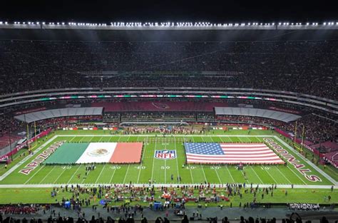 Estadio Banorte stadion Mexikóvárosban, NFL mérkőzés előtt