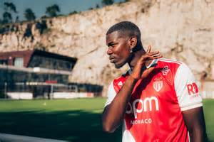 Paul Pogba a Monaco bemutatóján