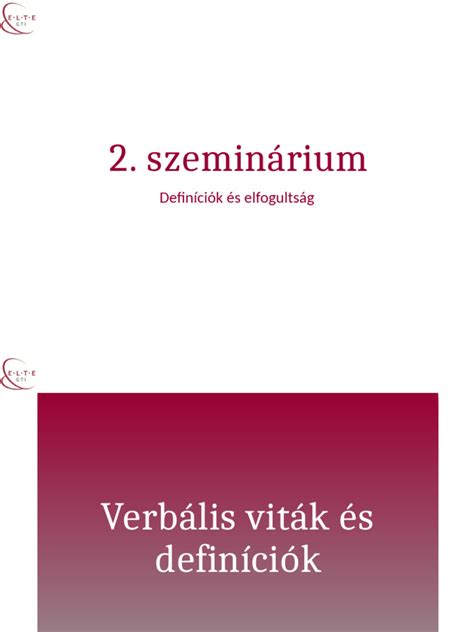 Definíciók és játéktevékenységek