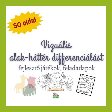Vizuális észlelés fejlesztésére szolgáló feladat