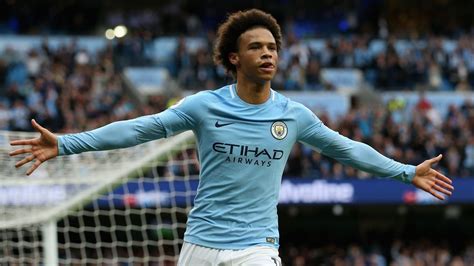 Leroy Sané a Manchester City mezében