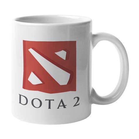 Dota 2 logó és esport verseny grafika