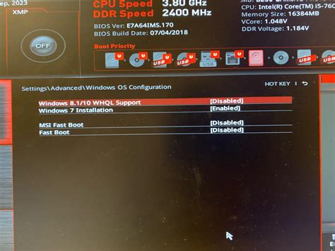 UEFI és CSM beállítások