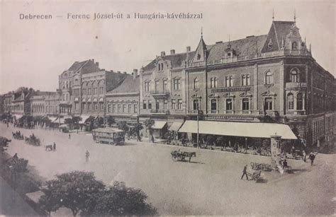 Régi debreceni utcakép a 19. század végéről