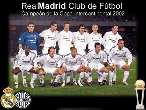 A 2002-es BL-győztes Real Madrid csapata
