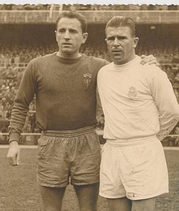 Csabai József és Puskás Ferenc 1960 körül