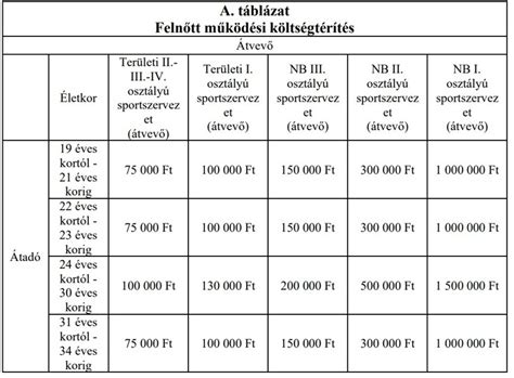 Labdarúgó átigazolási dokumentumok kitöltése