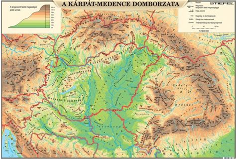 A Kárpát-medence térképe