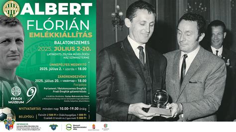Albert Flórián akcióban Fradi mezben