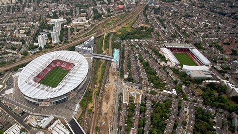 A Highbury Stadion korabeli fotón