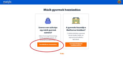 Matific felület diákoknak vagy szülői zóna