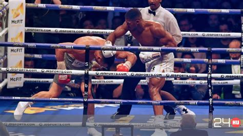 Anthony Joshua és Vlagyimir Klicsko a mérkőzés előtt