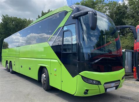 A Ferencvárosi TC MAN Neoplan Tourliner busza