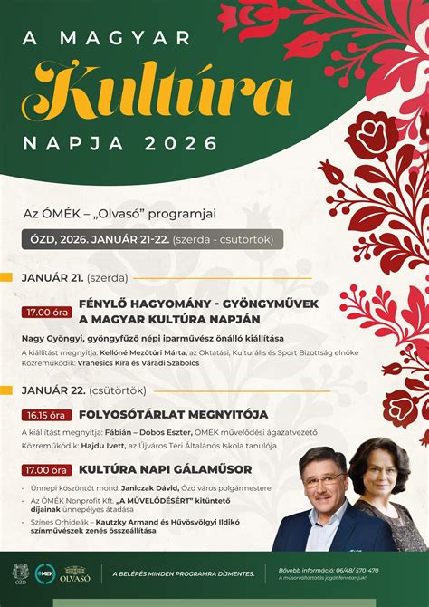 Az MKKP kulturális programjai és rendezvényei